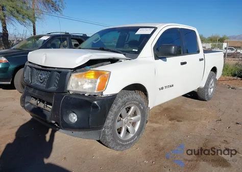 2015 Nissan Titan S z USA, uszkodzony, nr VIN 1N6BA0EKXFN509053